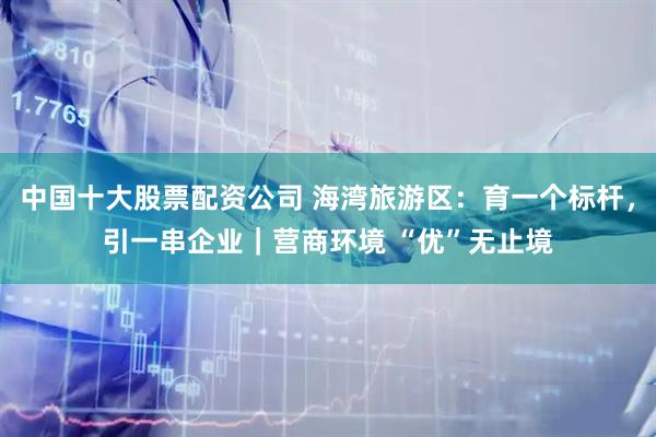 中国十大股票配资公司 海湾旅游区：育一个标杆，引一串企业｜营商环境 “优”无止境